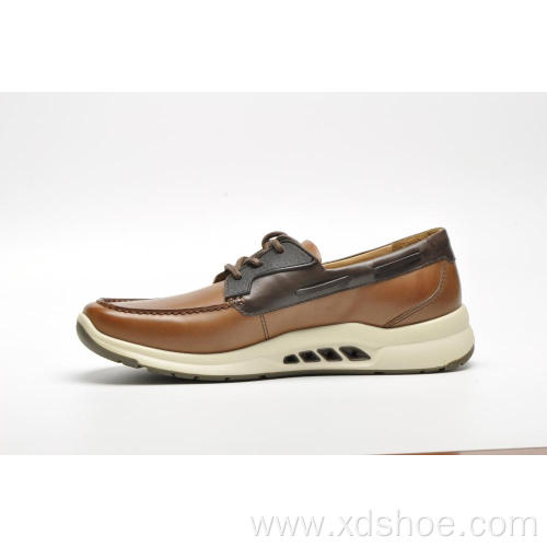 Air ventilation sporty casual lace up mens
